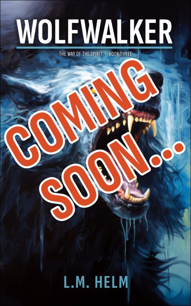 Wolfwalker "Coming Soon" book cover.